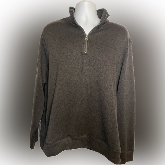 Sonoma Other - *SALE* Men’s Sonoma 1/4 zip pullover sweater w/pockets, black size XXL